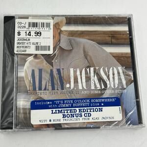 ALAN JACKSON Greatest Hits Vol 2 SPECIAL BONUS 2 CD Set BRAND NEW Still Sealed